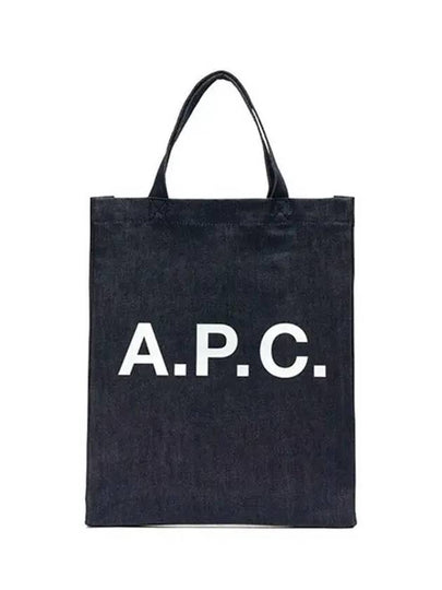 Eco Lou Logo Tote Bag Navy - A.P.C. - BALAAN 2