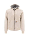 Men s WIP Hooded Zip up Beige I032935 2JYXX - CARHARTT - BALAAN 2