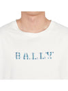 Men s Short Sleeve T Shirt M5BAC09F 101 - BALLY - BALAAN 5