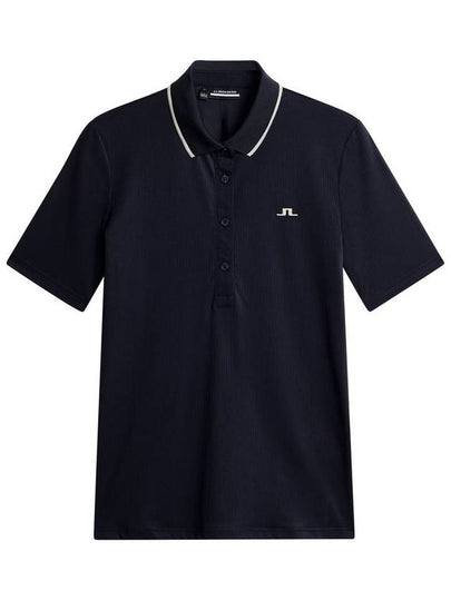 Mindy Polo Short Sleeve T-Shirt Navy - J.LINDEBERG - BALAAN 2