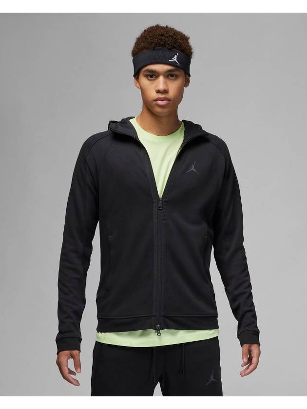 Jordan Dri-Fit Sports Air Fleece Zip Up Hoodie Black - NIKE - BALAAN 2