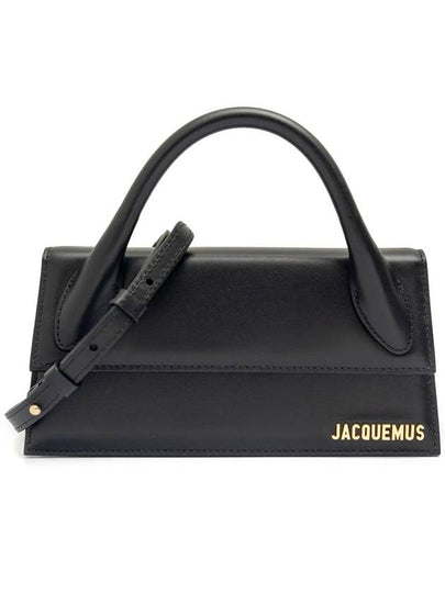 Le Chiquito Leather Tote Bag Black - JACQUEMUS - BALAAN 2