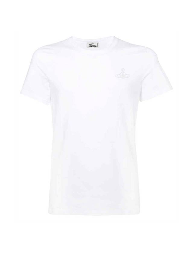 Logo 2 Pack Short Sleeve T-Shirt White - VIVIENNE WESTWOOD - BALAAN 1