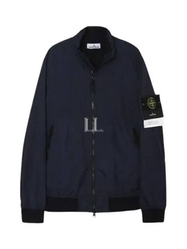 Garment Dyed Crinkle Reps Nylon Zip-up Jacket Navy - STONE ISLAND - BALAAN 2