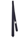 Hidden Stripe Neck Tie Navy - THOM BROWNE - BALAAN.