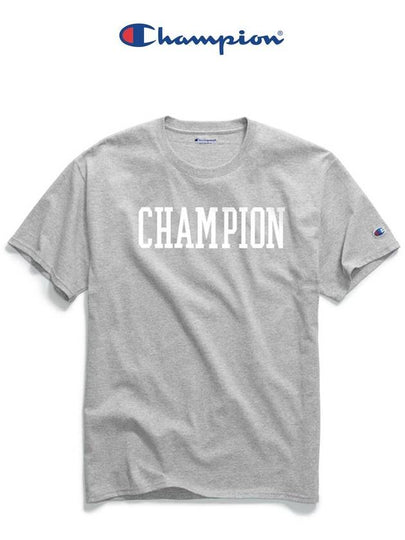 Initial logo short sleeve t shirt gray - CHAMPION - BALAAN 2