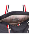 RWB Stripe Quilted Tote Bag Navy - THOM BROWNE - BALAAN.