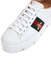 Ace Embroidered Bee Platform Low Top Sneakers White - GUCCI - BALAAN 8