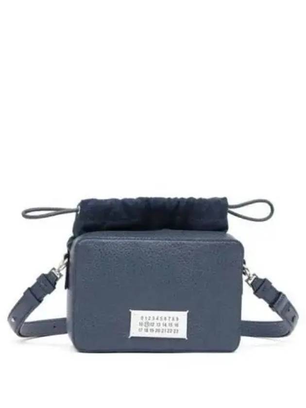 Logo Patch Leather Bucket Cross Bag Pewter - MAISON MARGIELA - BALAAN 2