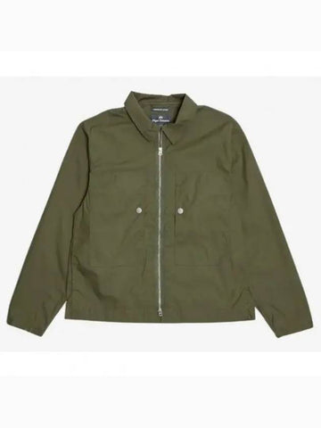 Cotton Nylon Zip up Shirt Jacket NCOS S 1 ARMY - NIGEL CABOURN - BALAAN 1