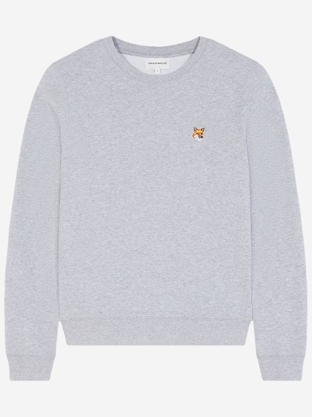 Fox Head Patch Regular Sweatshirt Grey - MAISON KITSUNE - BALAAN 2