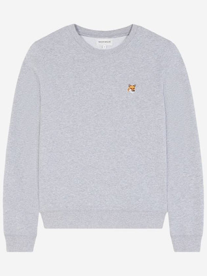 Fox Head Patch Regular Sweatshirt Grey - MAISON KITSUNE - BALAAN 2