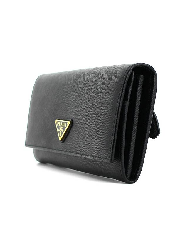 PD Sapphino triangle logo long wallet black PD41WT001 - PRADA - BALAAN 2