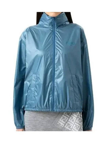 Jacket Women s Baguette Bag Nylon Windbreaker Light Blue - FENDI - BALAAN 1