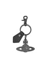 8203010IU OM0009 N405 Saffiano Hammered ORB Keyring - VIVIENNE WESTWOOD - BALAAN 1