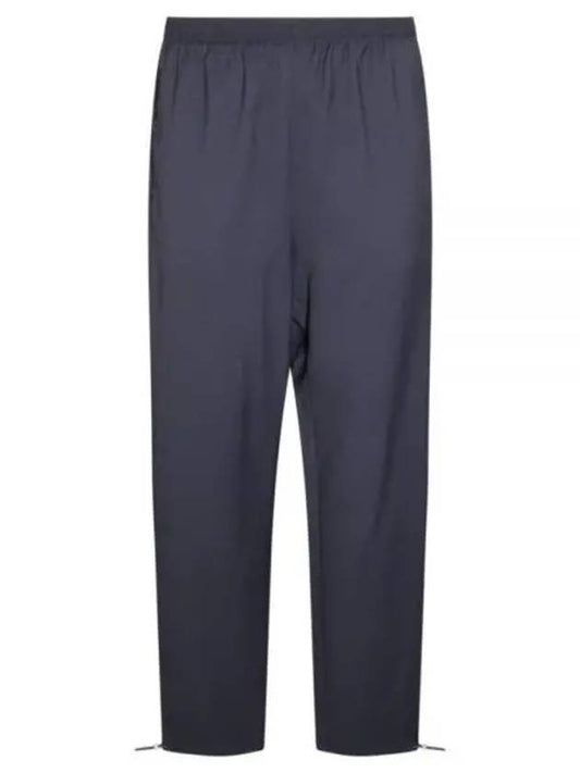 Jacquard Wool Straight Pants Navy - ACNE STUDIOS - BALAAN 2