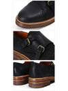 Adonis Double Leather Monk Strap Black - BUTTERO - BALAAN 5