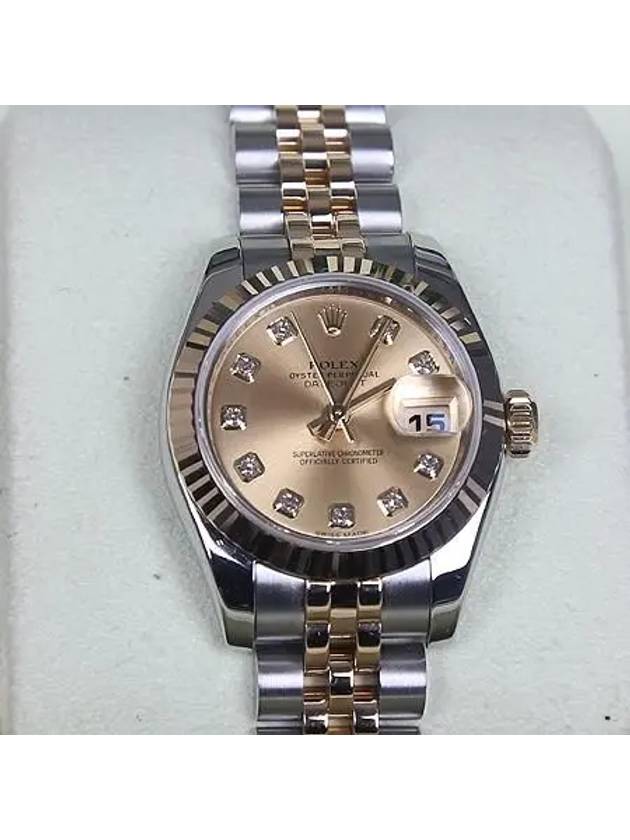 Rolex 179173 18K Combi 10 Point Diamond Datejust 26MM Women s Watch - ROLEX - BALAAN 3