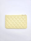 Season CC logo small pouch caviar light yellow AP3344 - CHANEL - BALAAN 2