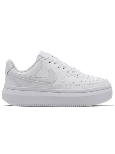 Women's Court Vision Alta Low Top Sneakers White - NIKE - BALAAN 1