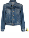 Logo Patch Denim Jacket Blue - GOLDEN GOOSE - BALAAN 2