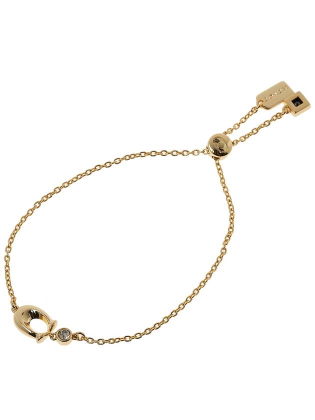 Signature Crystal Slider Bracelet Gold - COACH - BALAAN 2