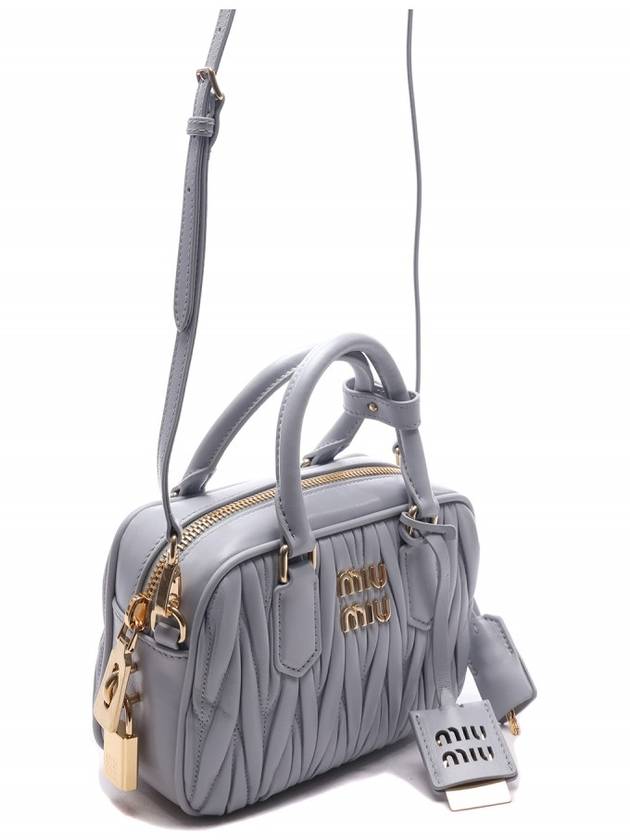 Matelasse Nappa Leather Tote Bag Cornflower - MIU MIU - BALAAN 4