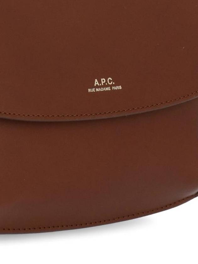 Sara Mini Shoulder Bag Nut Brown - A.P.C. - BALAAN 6