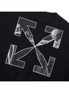 Caravaggio Arrow Sweatshirt Black - OFF WHITE - BALAAN 10