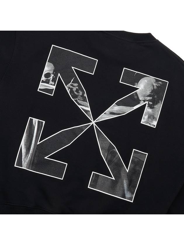 Caravaggio Arrow Sweatshirt Black - OFF WHITE - BALAAN.