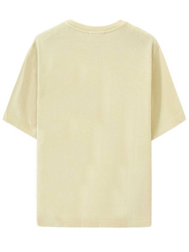 Bold Fox Head Patch Oversized Short Sleeve T-Shirt Beige - MAISON KITSUNE - BALAAN 3