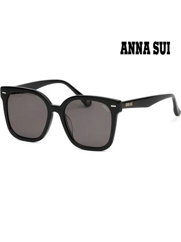 Sunglasses AS2208KS 001 Black square horn rim Asian fit - ANNA SUI - BALAAN 4