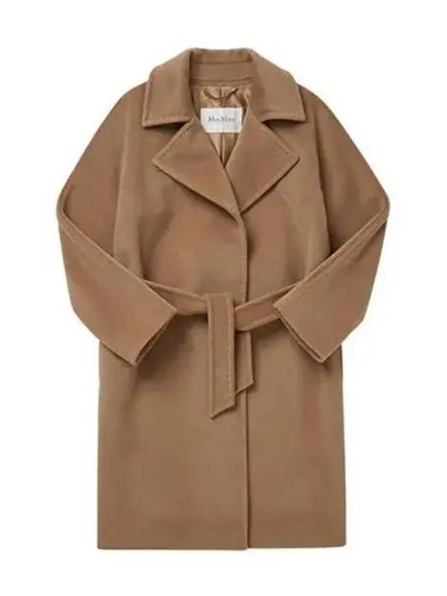 Women’s Estella Wool Cashmere Single Coat Camel - MAX MARA - BALAAN 2