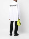 Long Sleeve Shirt UE63SH191W WHITE - VETEMENTS - BALAAN 4