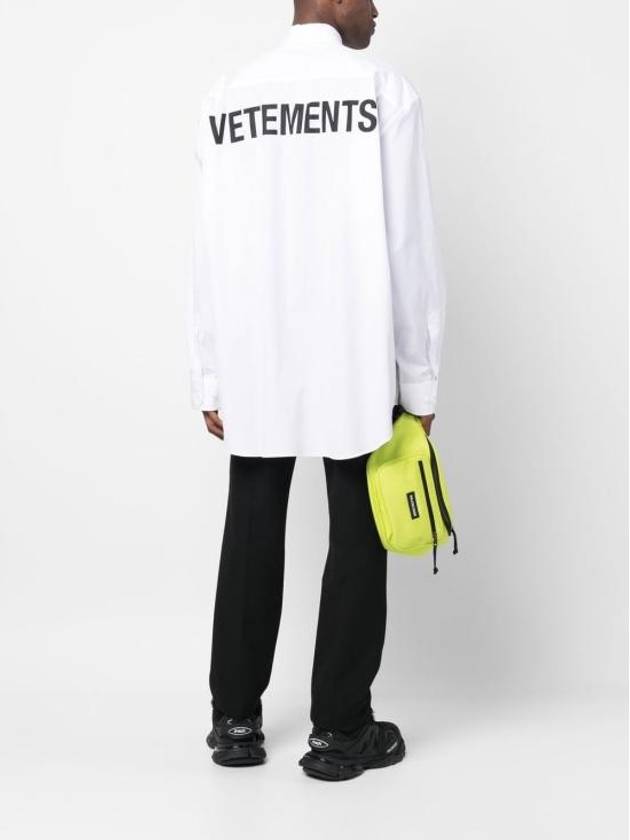 Long Sleeve Shirt UE63SH191W WHITE - VETEMENTS - BALAAN 4