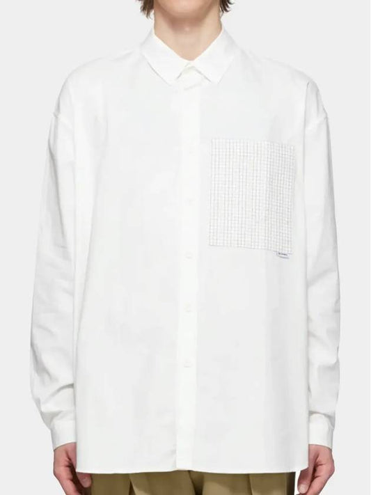 Shirt Men's Oversized White MS06DC064 - SUNNEI - BALAAN 1