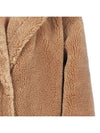 Maria MARIA fur teddy long coat sand 61122 9040 10500 - STAND STUDIO - BALAAN 4