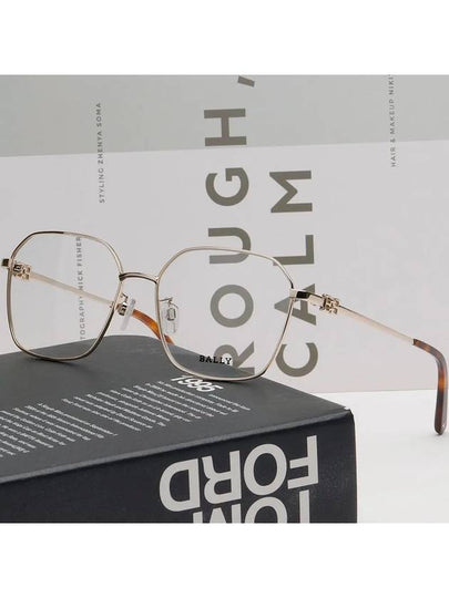 Glasses frame BY5072H 032 gold frame square metal frame light - BALLY - BALAAN 2