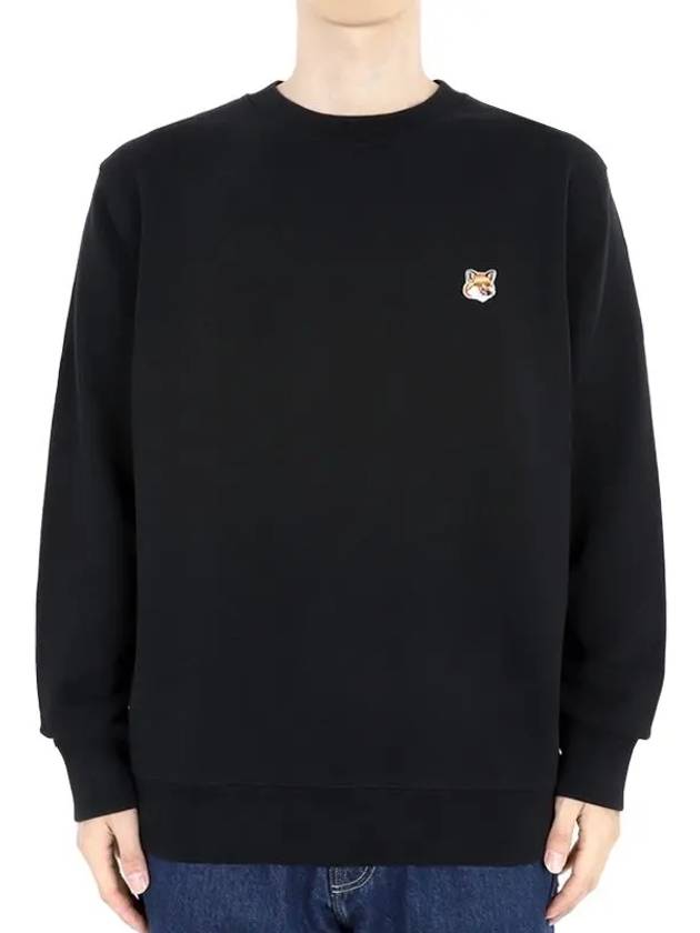 Fox Head Patch Regular Sweatshirt Black - MAISON KITSUNE - BALAAN 3