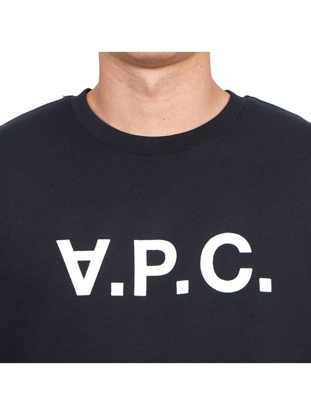 VPC Logo Crew Neck Sweatshirt Navy - A.P.C. - BALAAN 9