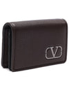 Men's V Logo Business Card Card Wallet - VALENTINO - BALAAN 3