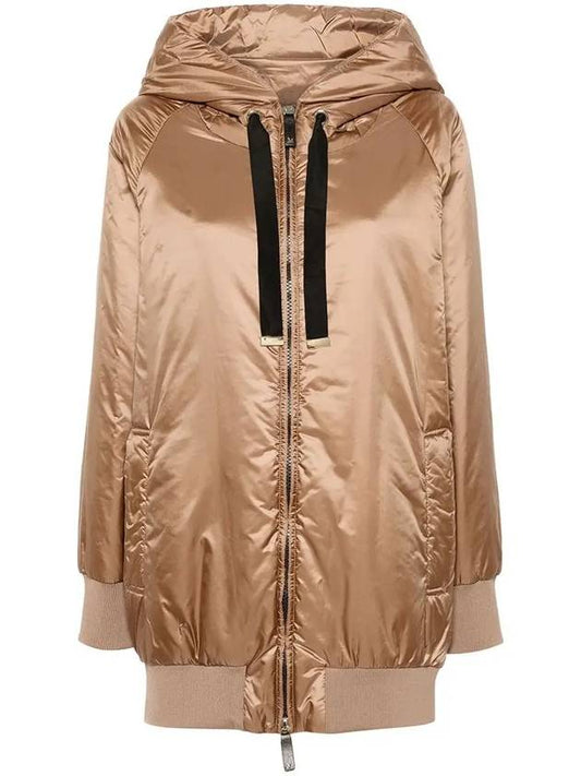 Greenma Water Repellent Hooded Padding Camel - MAX MARA - BALAAN 2