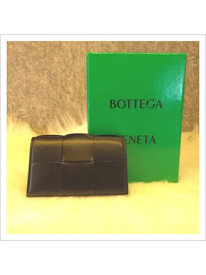 Cassette Business Card Wallet Black - BOTTEGA VENETA - BALAAN 2