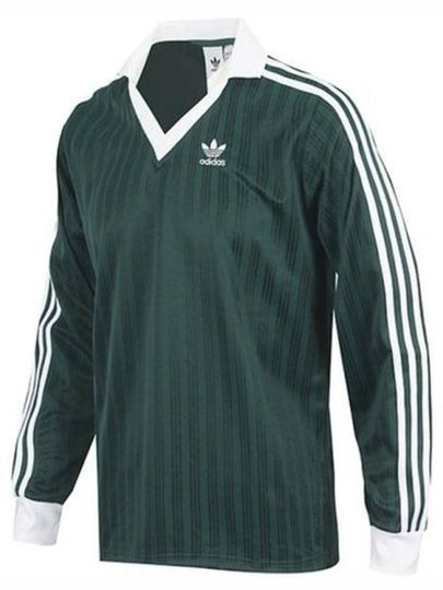 Adicolor Piqué Football Long Sleeve T-Shirt Mineral Green - ADIDAS - BALAAN 2