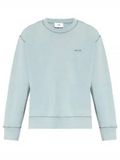 Fade Out Sweatshirt Blue - AMI - BALAAN 2