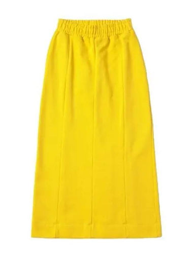 Fleece Long Skirt Bright Yellow - SUNNEI - BALAAN 1