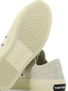 Suede Low Top Sneakers Marble Cream - TOM FORD - BALAAN 6