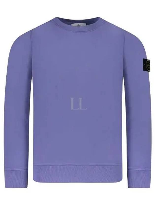 Wappen Patch Garment Dyed Sweatshirt Lavender - STONE ISLAND - BALAAN 2