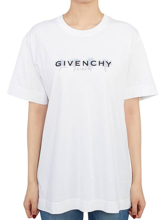 logo classic fit short sleeve t-shirt white - GIVENCHY - BALAAN 2