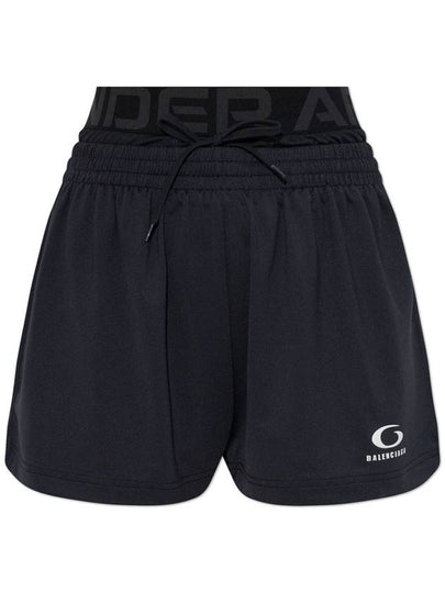 Sporty Mesh Running Shorts Black - BALENCIAGA - BALAAN 2